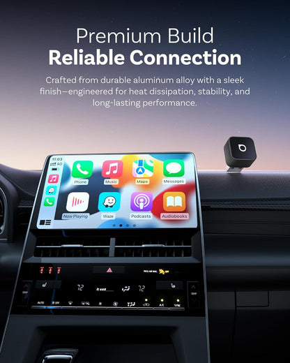 Mini Universal Wireless CarPlay and Android Auto Adapter
